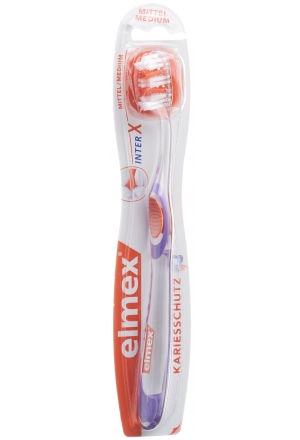 elmex PROTECTION CARIES InterX moyen Brosse à dents