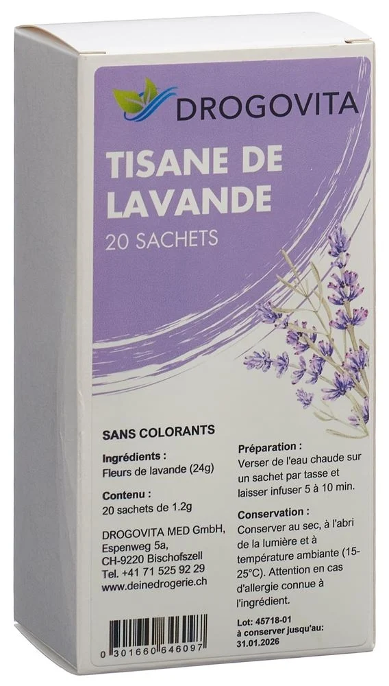 Tisane de lavande Drogovita Btl 80g