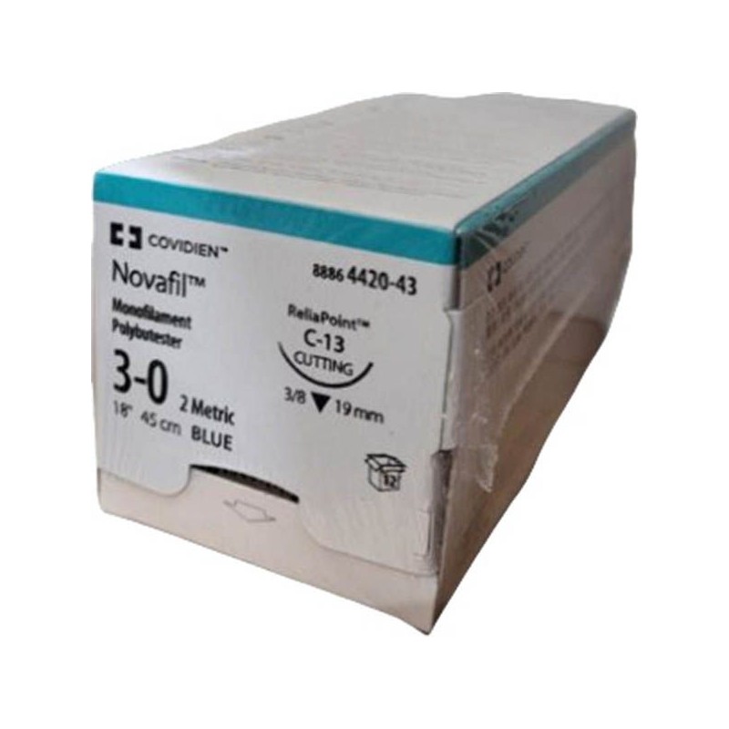 NOVAFIL bleu C-14 3-0 12 pièces