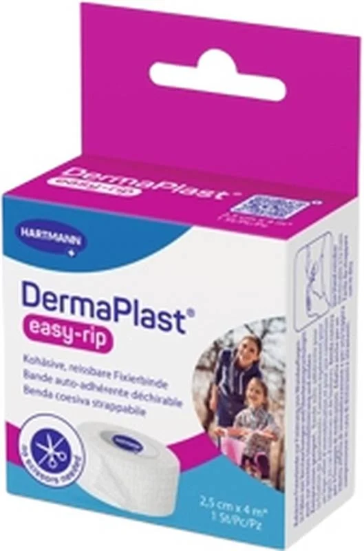 DermaPlast® easy-rip 2.5cmx4m blanc