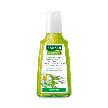 Shampooing de soin RAUSCH aux herbes suisses 200ml Shampooing de soin RAUSCH aux herbes suisses 200ml