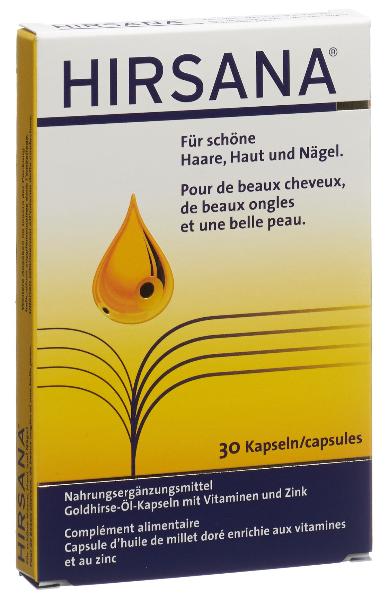 HIRSANA gélules à l'huile de millet doré 30 gélules