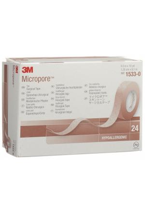 3M MICROPORE Rouleau p o Disp 12mmx9.14m hf n 24 pièces