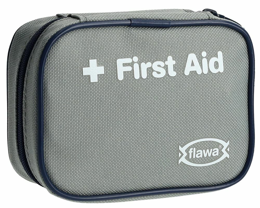 Trousse de pharmacie de poche FLAWA Etui gris Trousse de pharmacie de poche FLAWA Etui gris