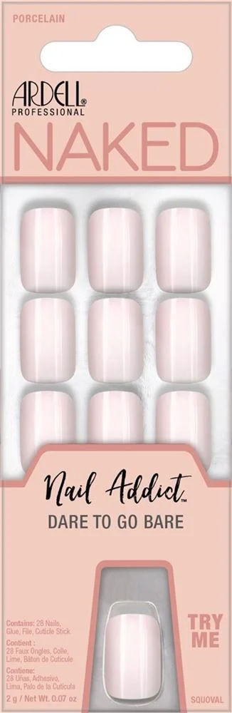 ARDELL Nail Addict Naked Collec Porcelain 28 pièces