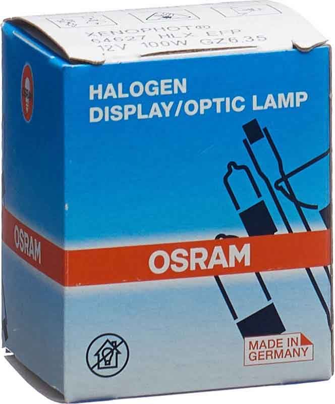 Lampe halogène pour colposcopes ZEISS 12V/100W HLX64627