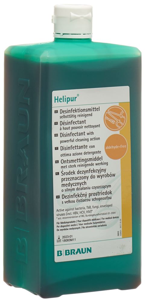 HELIPUR Nettoyant désinfectant pour instruments 1000ml