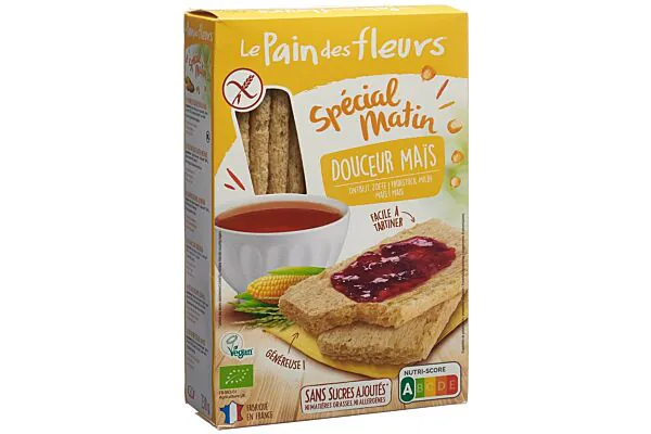 Pain aux fleurs Spécial Matin Mais 230g