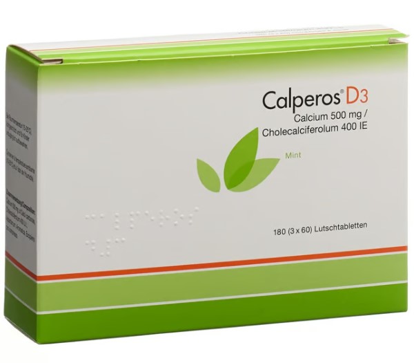CALPEROS D3 Lutschtabletten mint Ds 180 Stück CALPEROS D3 Lutschtabletten mint Ds 180 Stück