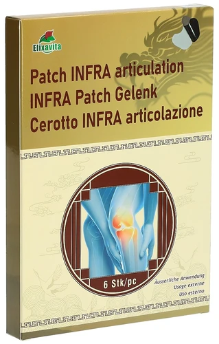 ELIXAVITA Patch infra articulaire 6 pièces