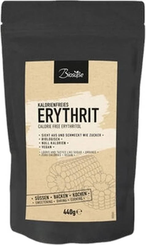 BIOSUESSE Erythritol sans calories, sachet de 440g
