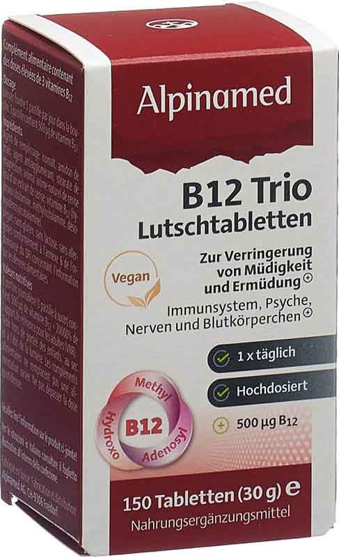 ALPINAMED B12 Trio comprimés 150 pièces ALPINAMED B12 Trio comprimés 150 pièces