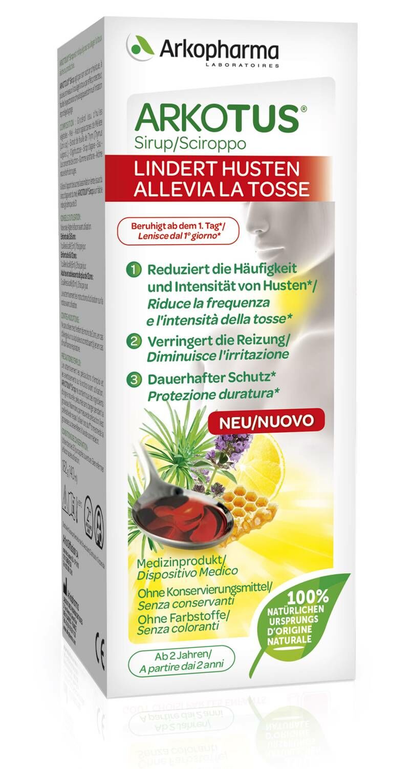 Sirop contre la toux Arkotus MD 140ml Sirop contre la toux Arkotus MD 140ml