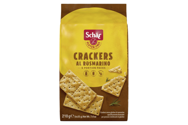 Schär Crackers al rosmarino sans gluten 210g