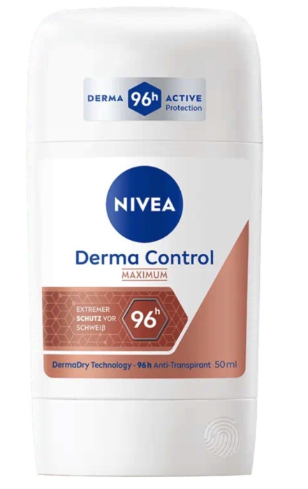 Déodorant Nivea Derma Dry Control Stick Fem 50 ml