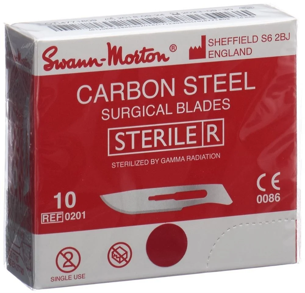 SWANN-MORTON lame de scalpel Fig.10 stérile 100 pièces