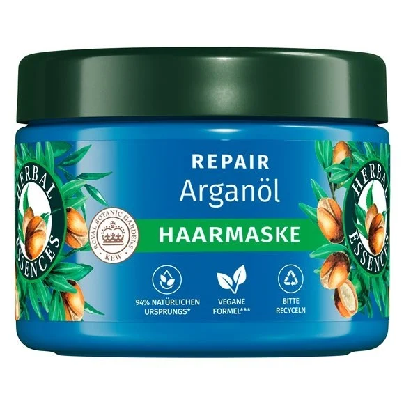 Herbal Essences Masque capillaire réparateur à l'huile d'argan 300ml