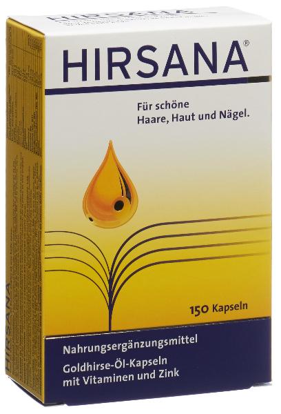 Hirsana gélules à l'huile de millet doré 150 gélules