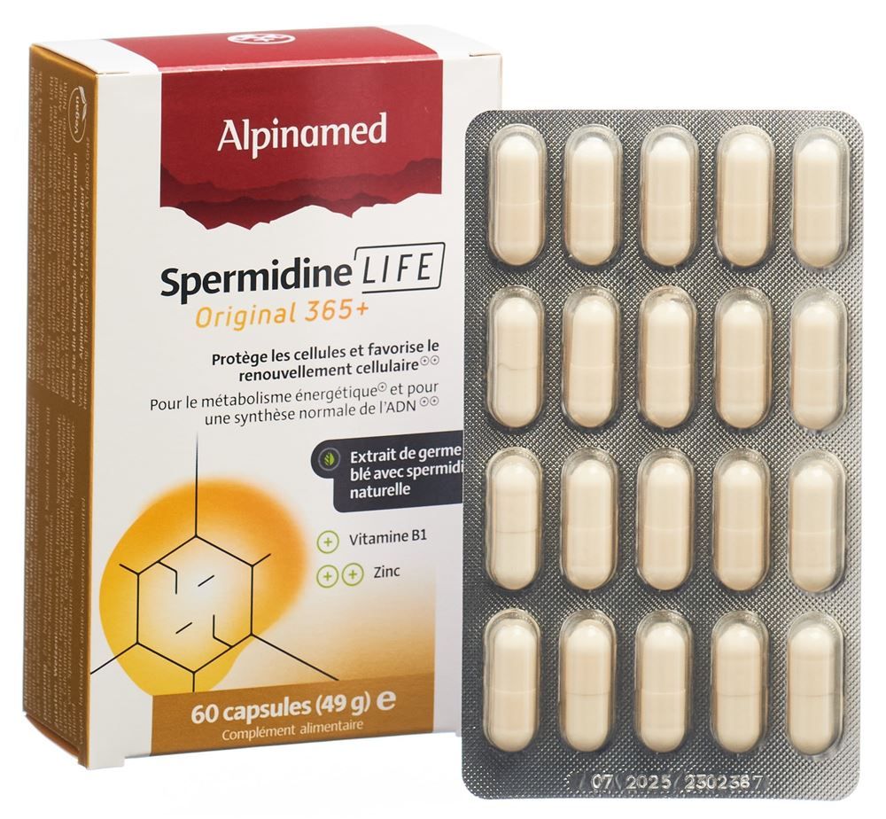 ALPINAMED Spermidinelife Original Capsules 60 pièces ALPINAMED Spermidinelife Original Capsules 60 pièces
