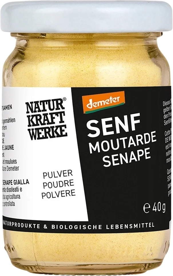 NaturKraftWerke Poudre de moutarde Demeter 40 g