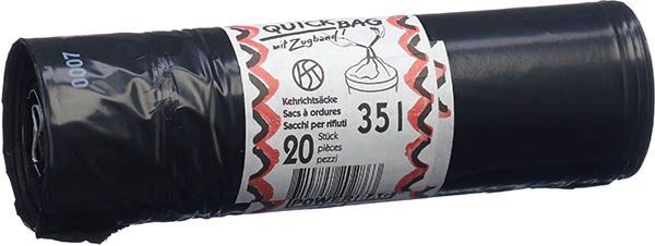 POWERBAG Sacs à ordures QuickBag 35lt OKS 20 pièces