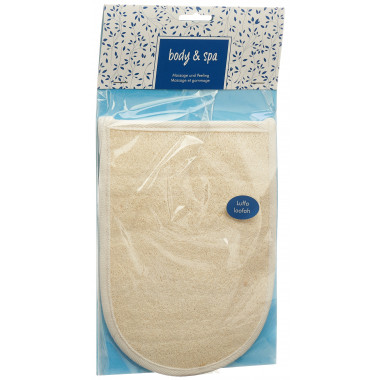Herba Gant de massage loofah et éponge