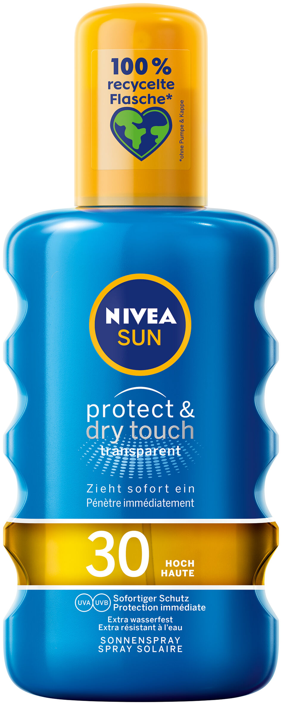 Nivea Protect & Dry Touch Spray solaire FPS 30 200ml Nivea Protect & Dry Touch Spray solaire FPS 30 200ml