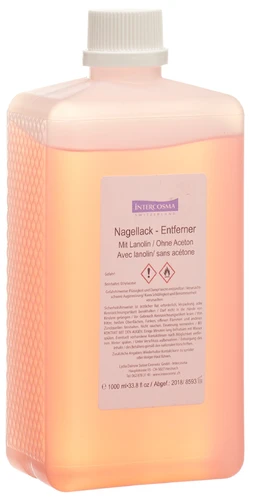 Dissolvant pour vernis à ongles Intercosma 1 000 ml
