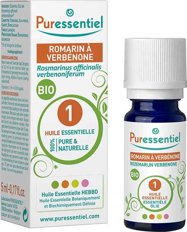 Puressentiel Romarin Verbenon Huile essentielle bio 5ml Puressentiel Romarin Verbenon Huile essentielle bio 5ml