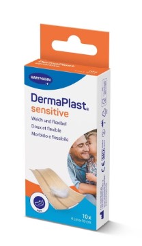 DermaPlast® Sens pansement rapide 4x10cm beige 10 pièces