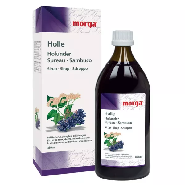 Morga sirop de sureau bouteille 380ml Morga sirop de sureau bouteille 380ml