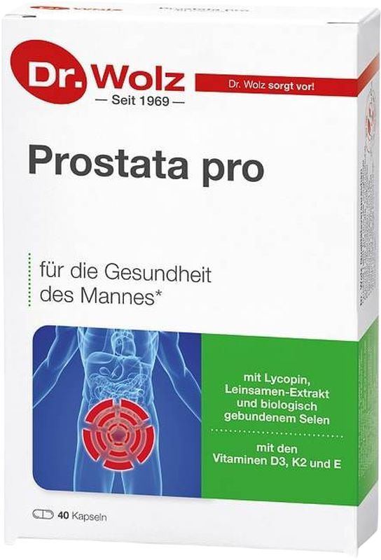 DR. WOLZ Prostate Pro Capsules 40 pièces DR. WOLZ Prostate Pro Capsules 40 pièces