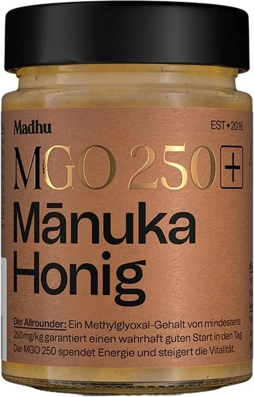 MADHU Miel de Manuka MGO250 250g