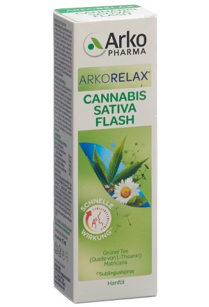 ARKORELAX Cannabis Sativa Flash Spray 15ml