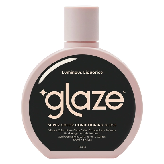 Glaze gloss sublimateur de cheveux couleur noir véritable Liquorice 190ml
