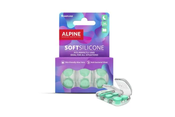 ALPINE SoftSilicone Bouchons d'oreilles 6 pièces ALPINE SoftSilicone Bouchons d'oreilles 6 pièces
