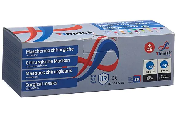 TImask masque médical jetable type IIR Noël 20 pièces