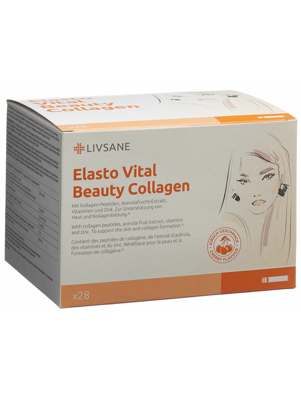 Livsane Elasto Vital Beauty Ampoules de collagène, 28 pièces Livsane Elasto Vital Beauty Ampoules de collagène, 28 pièces