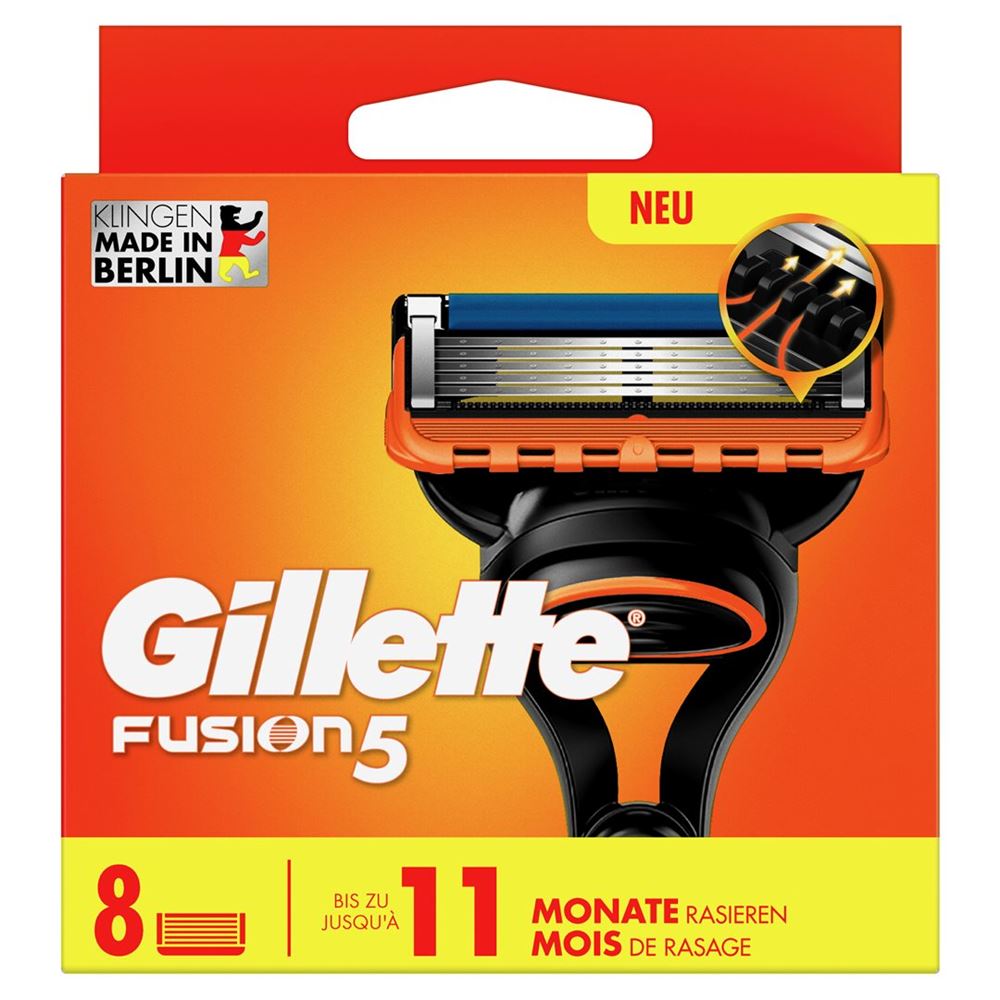 Lames GILLETTE Fusion5 (n) 8 pièces