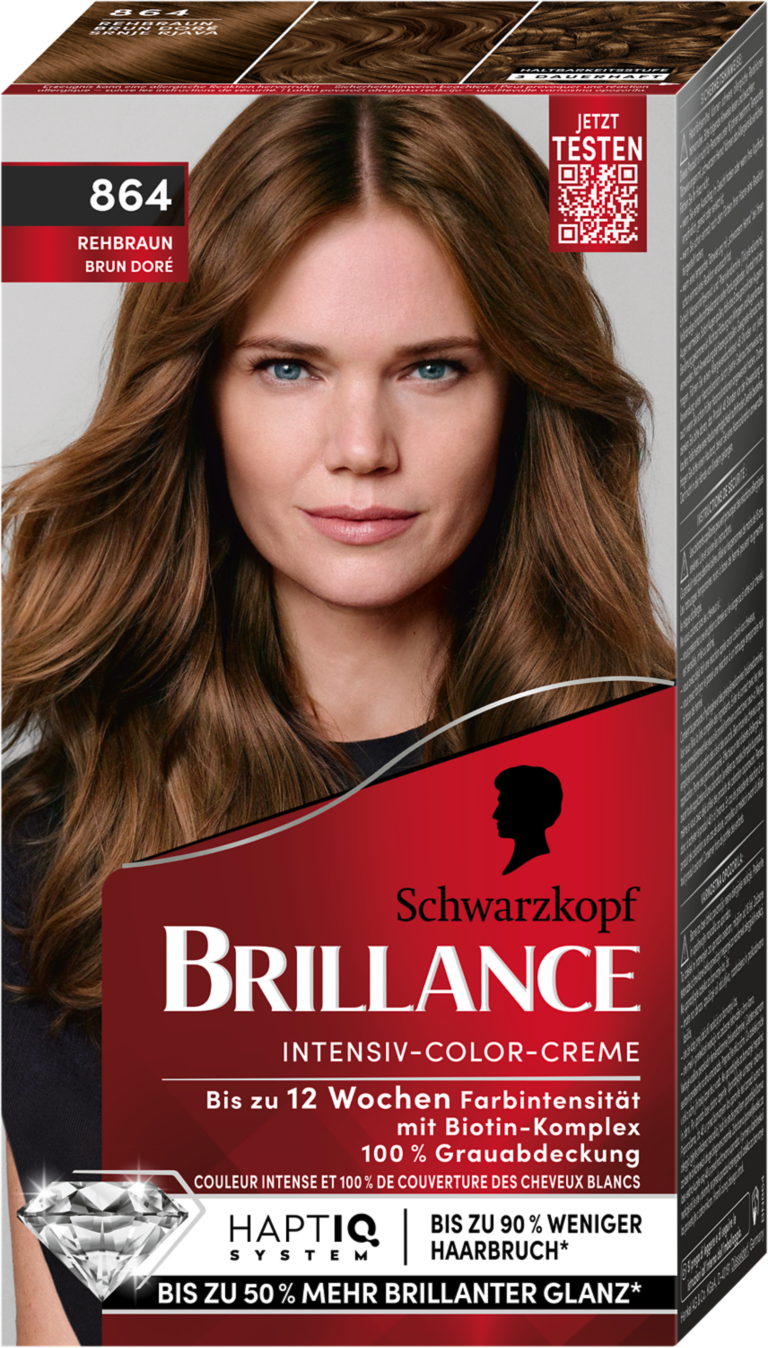 BRILLANCE 864 Couleur de cheveux brun chevreuil