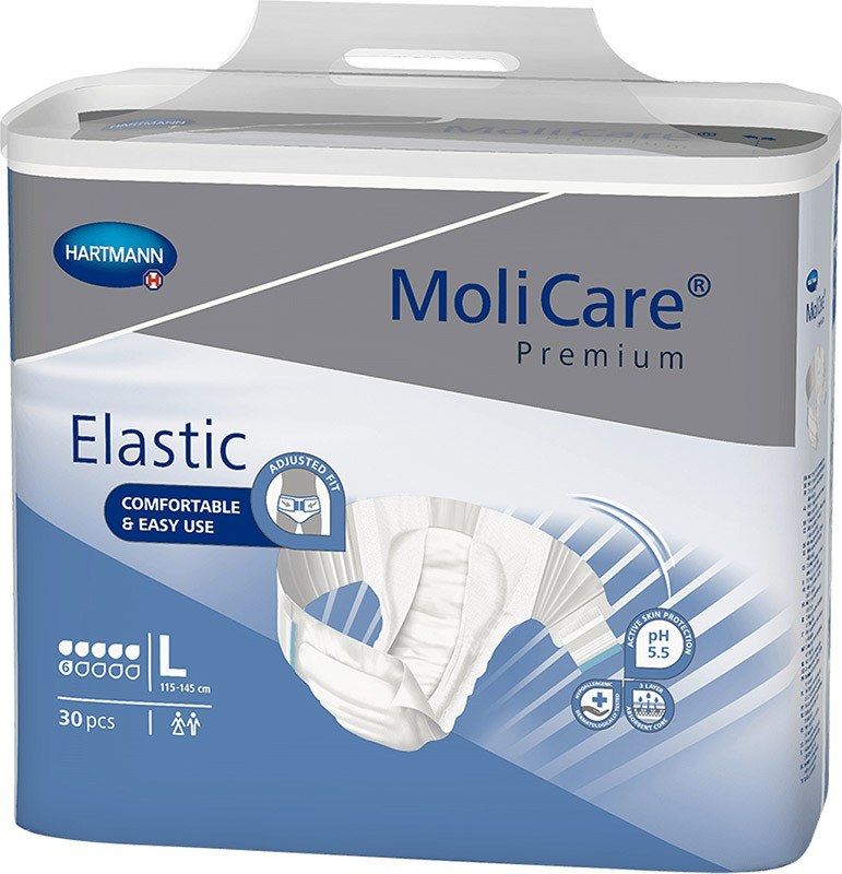 MoliCare Elastic L 6 gouttes 30 pièces