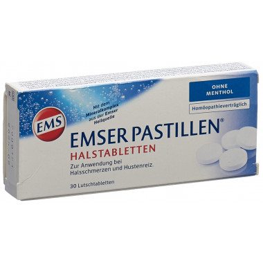 Emser Pastilles sans sucre avec sauge 30 pièces