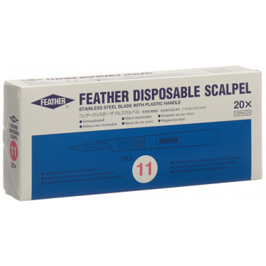 Feather Scalpel 1x n° 11 20 pièces