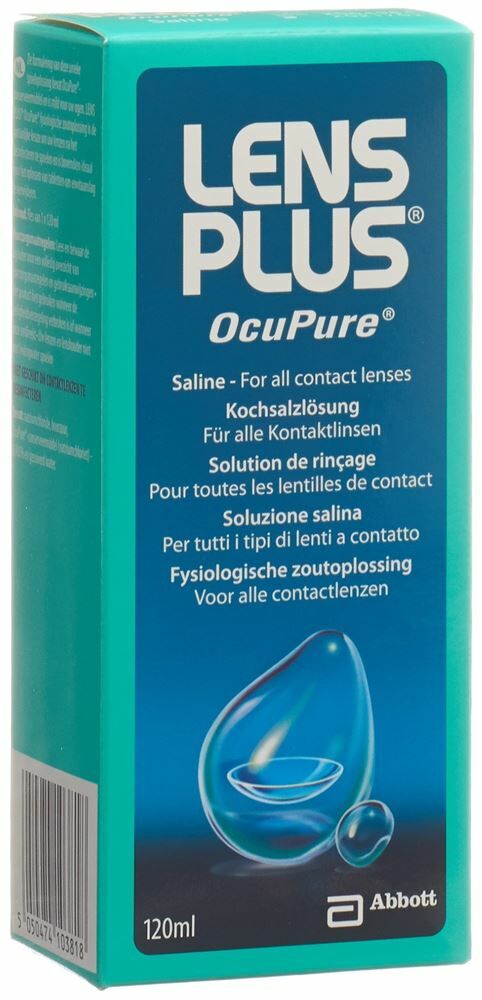 Solution saline Lens Plus OcuPure 120ml Solution saline Lens Plus OcuPure 120ml