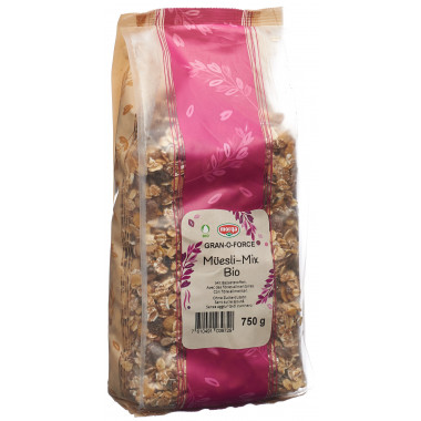 GRANOFORCE Müesli Mix sans sucre Bio Bourgeon 750g GRANOFORCE Müesli Mix sans sucre Bio Bourgeon 750g