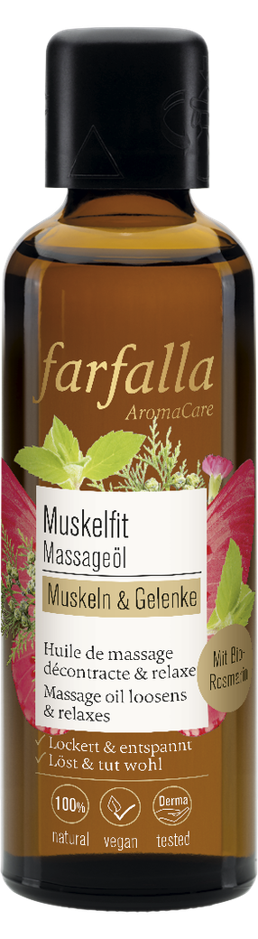 Huile de massage FARFALLA Muskelfit 75ml Huile de massage FARFALLA Muskelfit 75ml