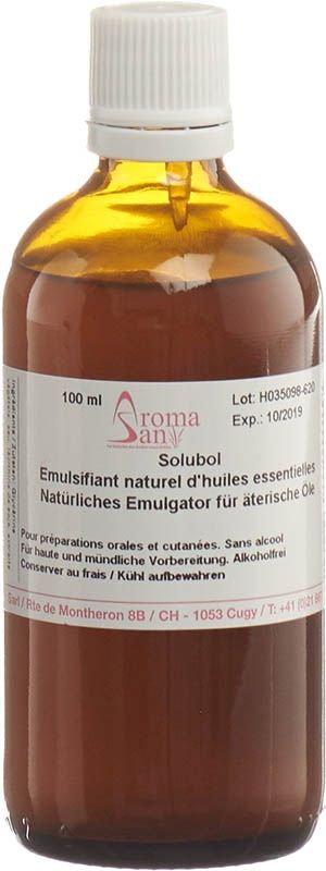 Solubol Émulsifiant naturel pour huiles essentielles 100ml