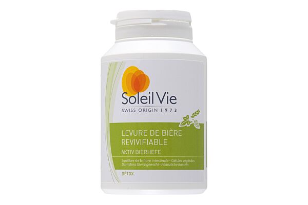 Soleil Vie Levure de bière active en gélules 400 mg 75 pièces