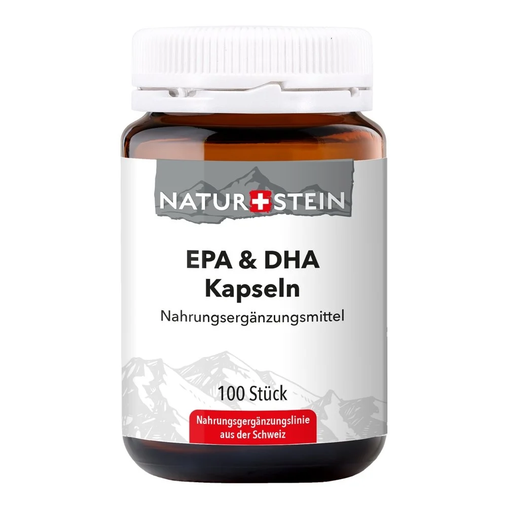 NATURSTEIN EPA & DHA Capsules en verre 100 pièces