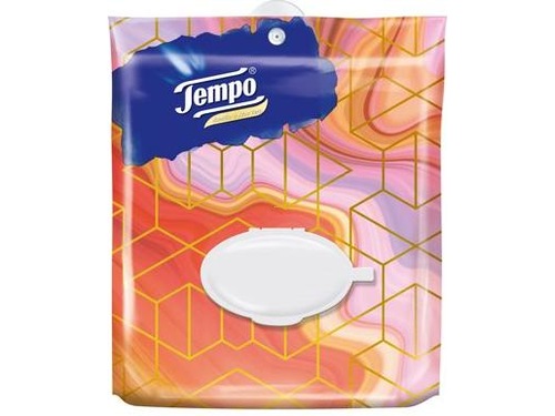 Tempo Papier hygiénique humide Camomille&Aloe Vera Comfort Bag 40 pièces